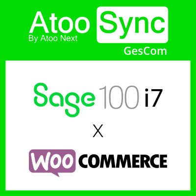 Atoo-Sync GesCom - Sage 100 i7 v.8.50 / v.9 - WooCommerce