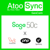 Atoo-Sync GesCom - Sage 50c - Autre CMS