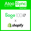 Atoo-Sync GesCom - Sage 100 i7 v.8.50 / v.9 - Shopify